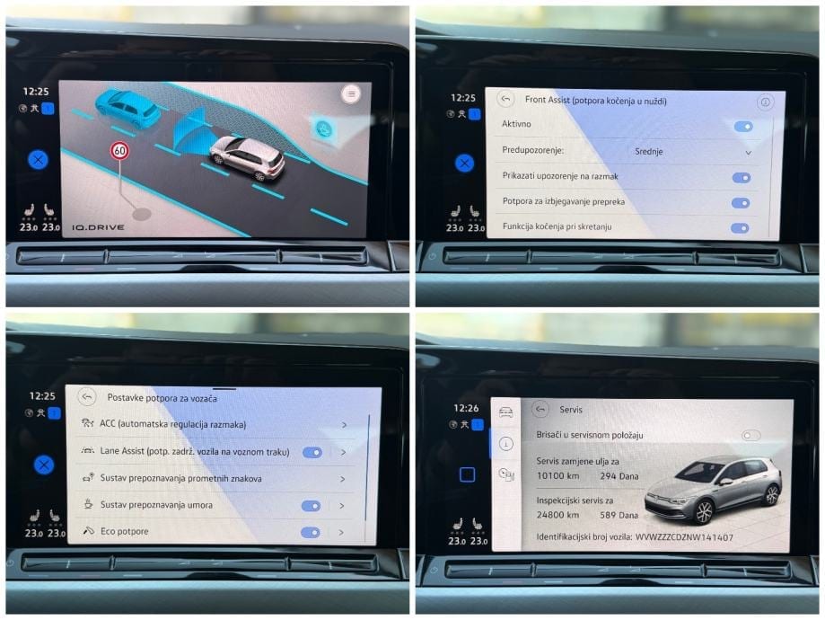 VW Golf 8 2,0 TDI, Life, ACC, Lane Asist, Kamera, Ambient, Servisna, 2022 god. - 28