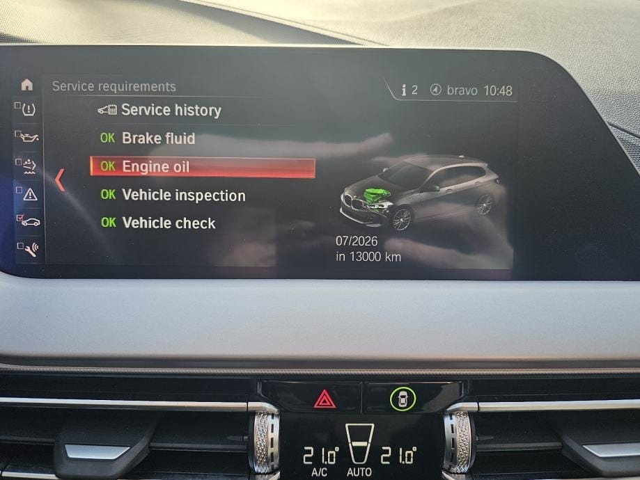 BMW 116D*2021 god*33000 km*Automatik*Garancija 2.godine*, 2021 god. - 19