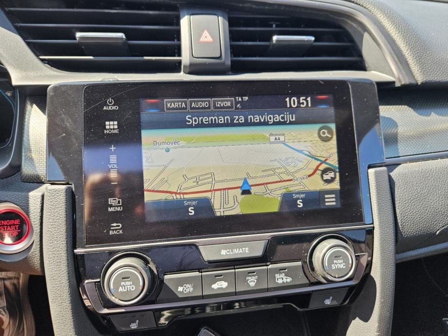 Honda Civic 1,0T VTEC,NAVIGACIJA,PDC,STRAŽNJA KAMERA,PANORAMA,ACC, 2018 god. - 10