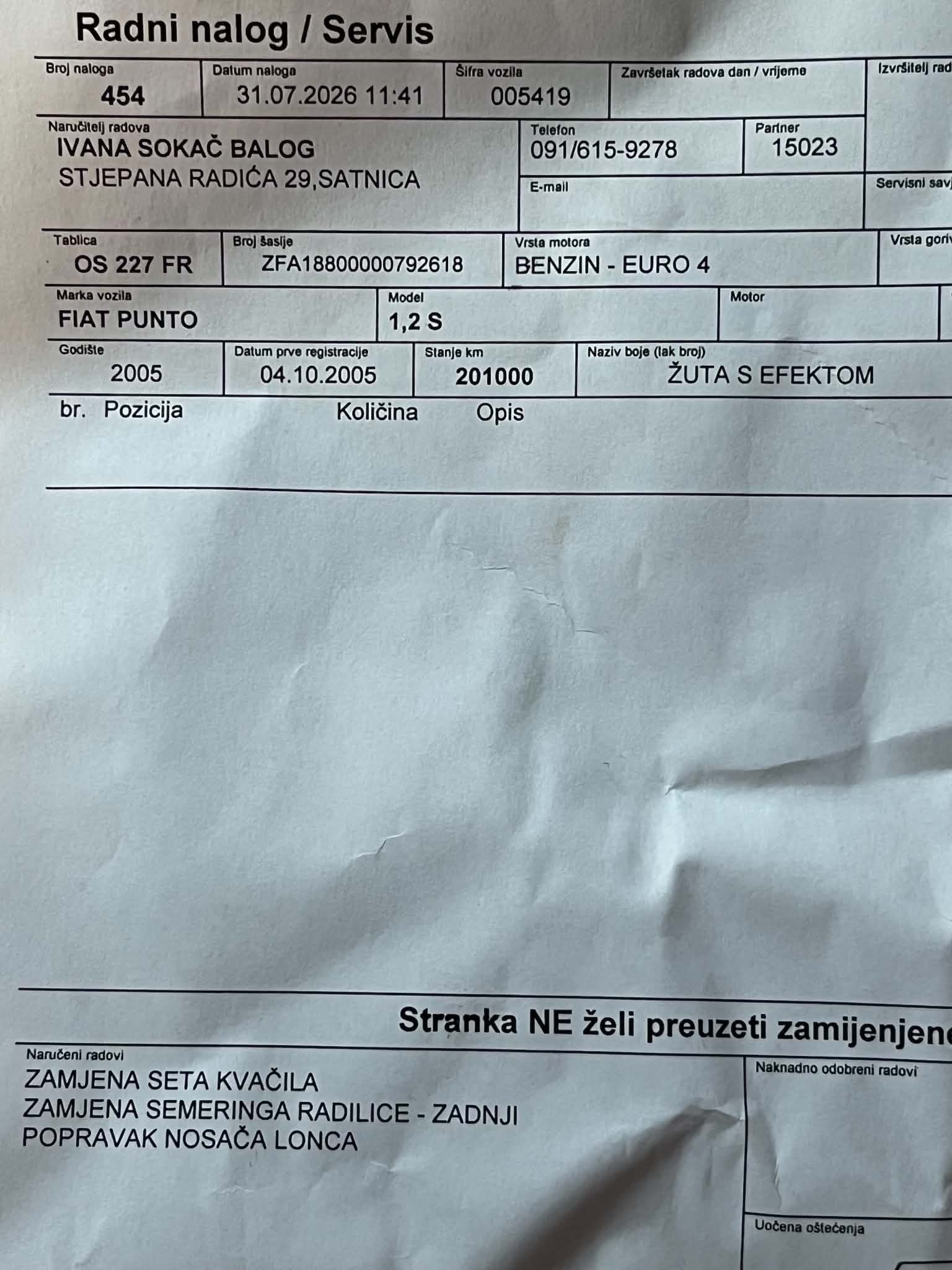 Fiat Punto2005 - 6