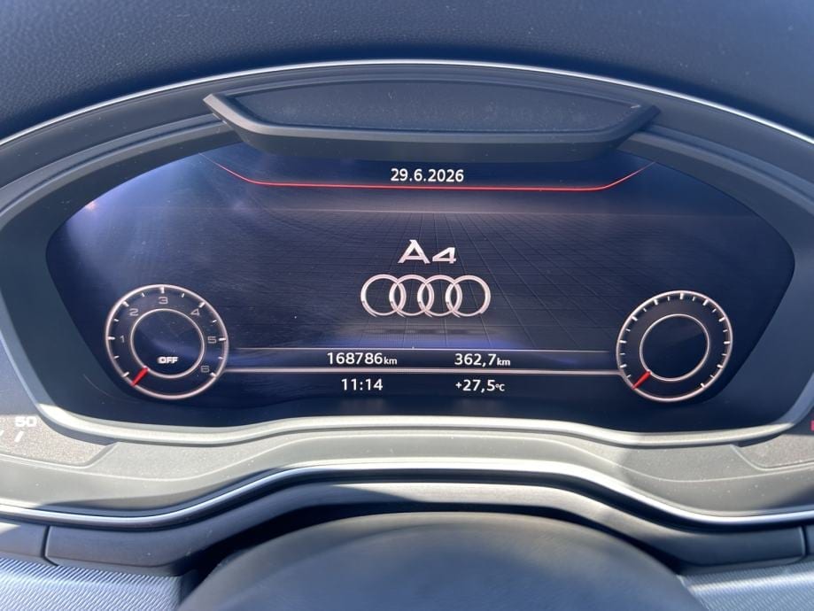 Audi A4 2,0 TDI AUT., EL.POD. SJEDALA, VIRTUAL KOKPIT, 2016 god. - 22